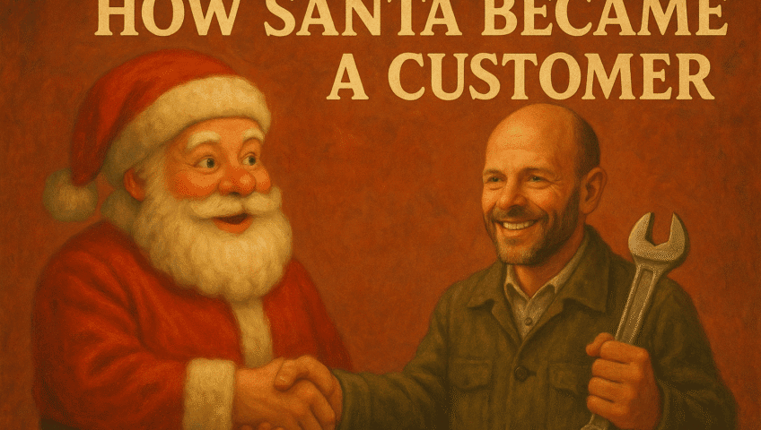 Santa became a customer